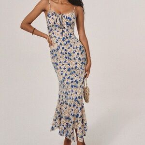 Floral Spaghetti Strap Dress
